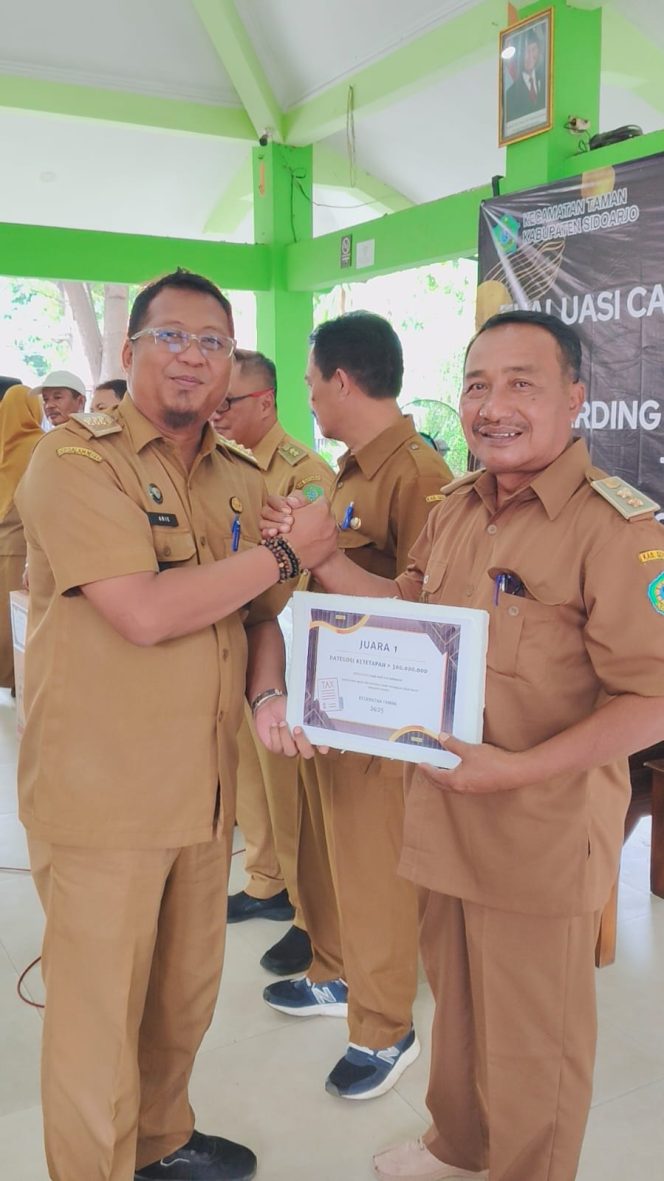 
 Desa Tawangsari Raih Juara 1 Optimalisasi Pembayaran PBB Tahun 2025