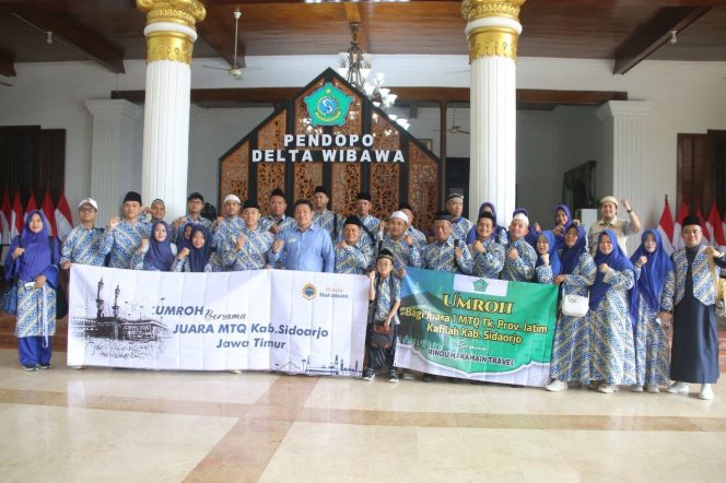 
 Tujuh Orang Juara MTQ Jawa Timur asal Sidoarjo Dapat Bonus Umroh dari Pemkab Sidoarjo*