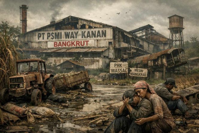 
 Terancam Tutup! Pabrik Gula PSMI Way Kanan di Ujung Tanduk, Petani Menangis,Ribuan Buruh Terancam Kelaparan