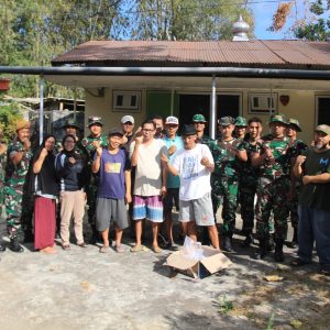 Karya Bakti Bengpusarhanud Wujudkan Kemanunggalan TNI dan Rakyat di Kota Batu