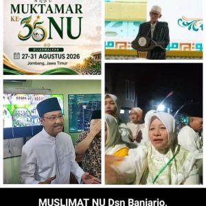 MUSLIMAT NU Banjaragung Berangkat Dukung MUKTAMAR NU ke – 35 di PP – BAHRUL ULUM -Tambakberas.